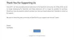Desktop Screenshot of opencartaddons.com